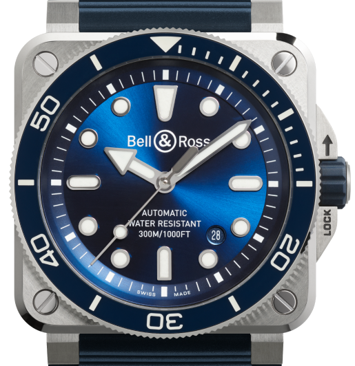 Bell & Ross BR-03 Diver Blue Steel BR03A-D-BLU-ST/SRB