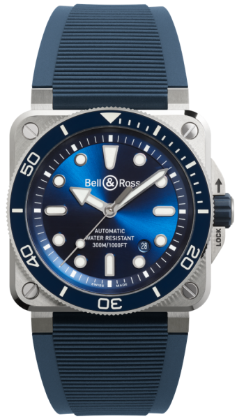 Bell & Ross BR-03 Diver Blue Steel BR03A-D-BLU-ST/SRB