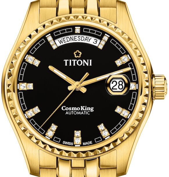 Titoni Cosmo King Day Date Automatik 797 G-543