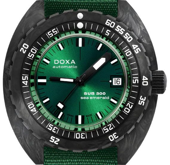 Doxa Sub 300 Carbon Sea Emerald Automatik 822.70.131.26-N