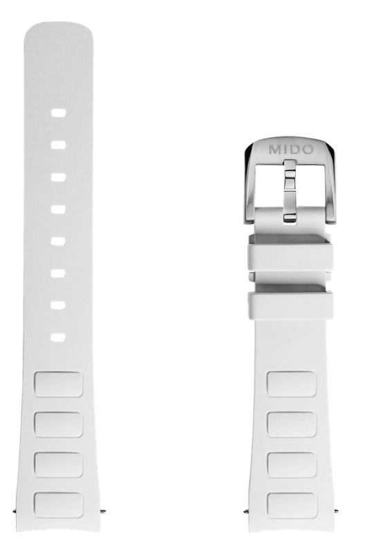 Mido Multifort TV Lady Kautschukband 18mm M852.019.604