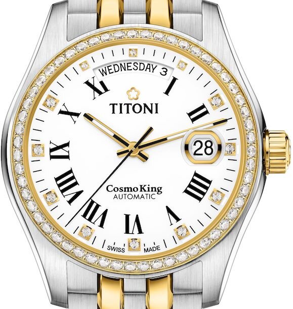 Titoni Cosmo King Day Date Automatik 797 SY-DB-019
