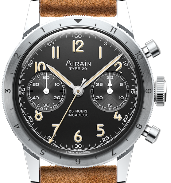 Airain Type 20 Handaufzug Chronograph 421.436S