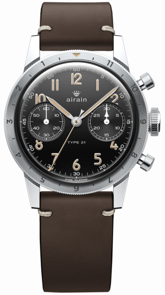 Airain Type 21 Handaufzug Chronograph 423.438