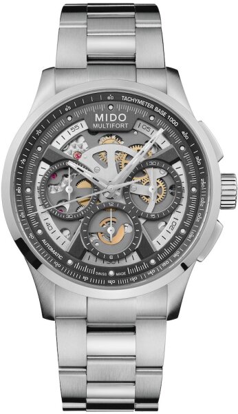 Mido Multifort Skeleton Chronograph 43mm M038.662.11.060.00