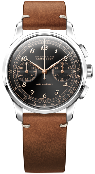 Lebois & Co Heritage Handaufzug Chronograph 324.406