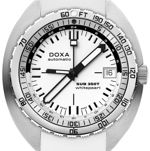 Doxa Sub 250T GMT Whitepearl Automatik 855.10.011.23