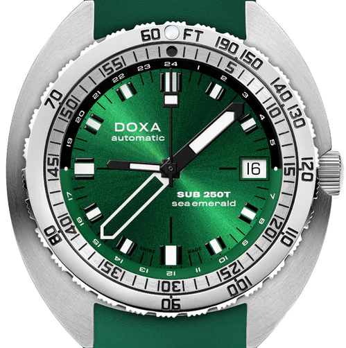 Doxa Sub 250T GMT Sea Emerald Automatik 855.10.131.26
