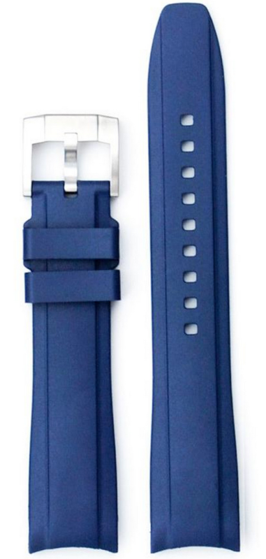 Everest Kautschukband blau mit Dornschliesse 20mm EH 5B