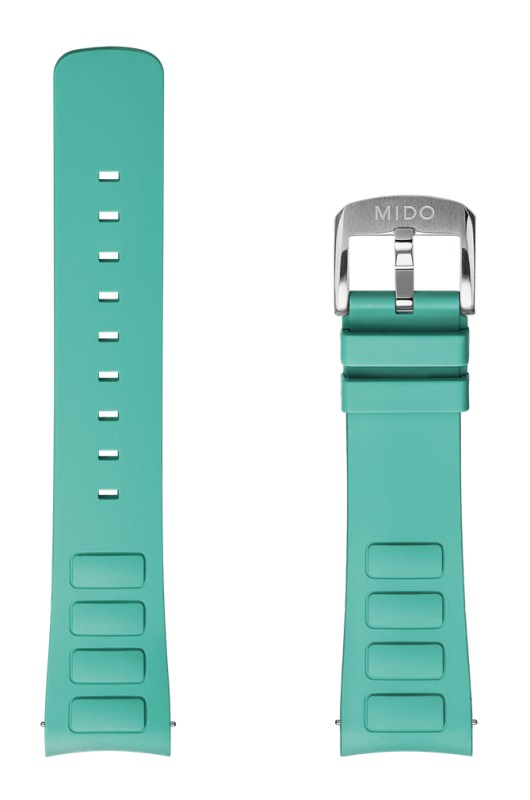Mido Multifort TV Kautschukband türkis TV M852.019.057