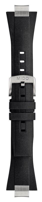 Mido Multifort 8 Two Crowns Kautschukband schwarz M852.019.654