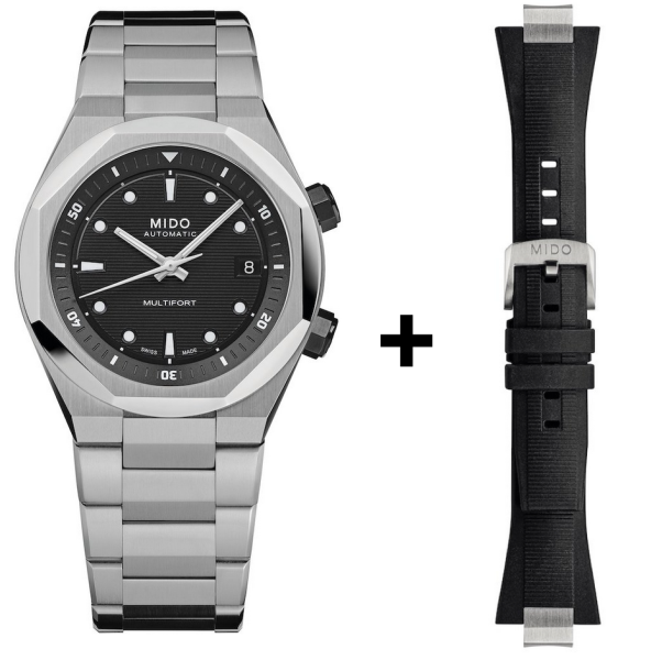 Mido Multifort 8 Two Crowns Set inkl. Kautschukband...