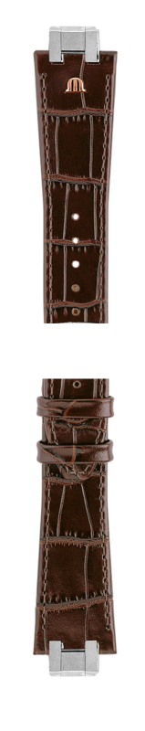 Maurice Lacroix Aikon Auto Date Lederband 24mm ohne Schliesse ML800-005043