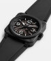 Bell & Ross BR-03 Skeleton Black Ceramic BR03A-BL-SKCE/SRB