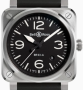 Bell & Ross BR-03 Black Steel 41mm BR03A-BL-ST/SRB