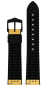 Hirsch Arne Premium Caoutchouc L gelb/schwarz 22mm 0925090072-5-22