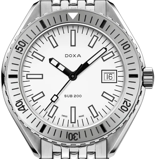 Doxa Sub 200 Whitepearl Automatik 42mm 796.10.011.10