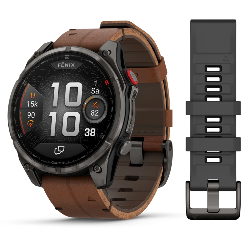 Garmin Fenix 8 Pro AMOLED 47mm Sapphire Schwarz/Carbongrau Titan DLC 010-03198-40