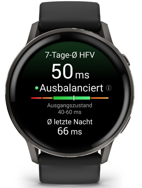 Garmin Venu 4 - 45 mm Schwarz/Schiefergrau 010-03014-00