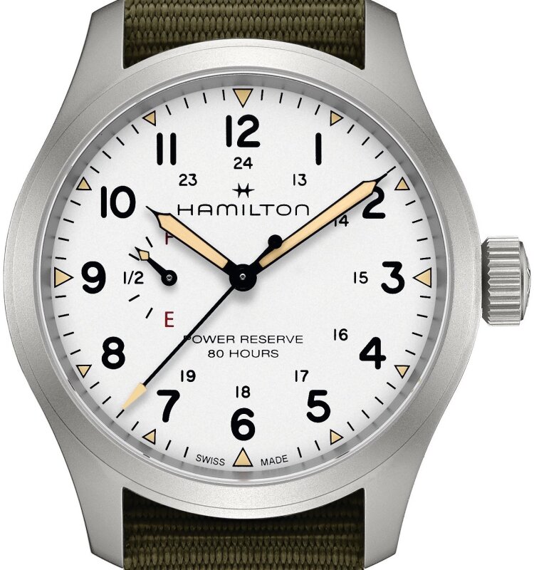 Hamilton Khaki Field Power Reserve Handaufzug 40mm H69509910