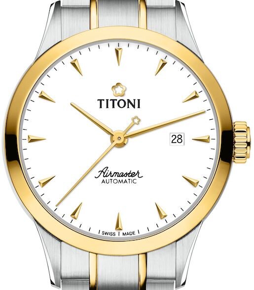 Titoni Airmaster Automatik Damenuhr 29mm 23733 SY-583