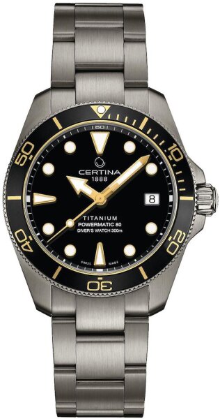 Certina DS Action Diver Titan 38mm Powermatic 80...