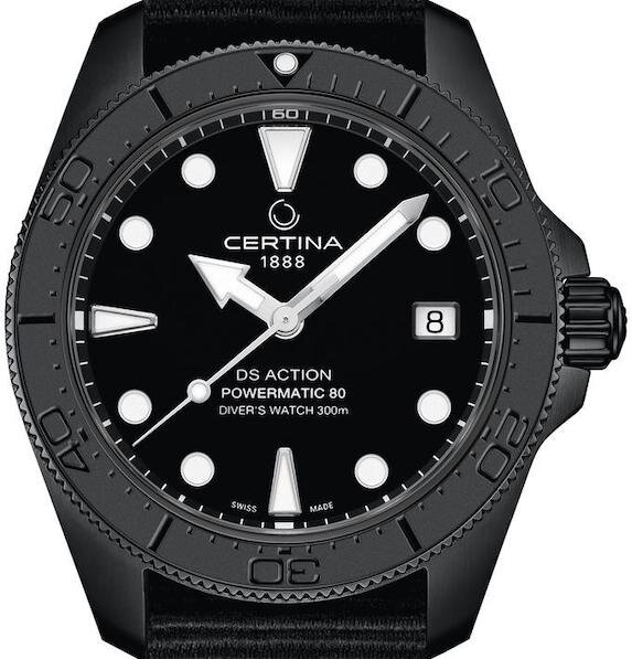 Certina DS Action Diver 38mm Powermatic 80 C048.807.38.051.00