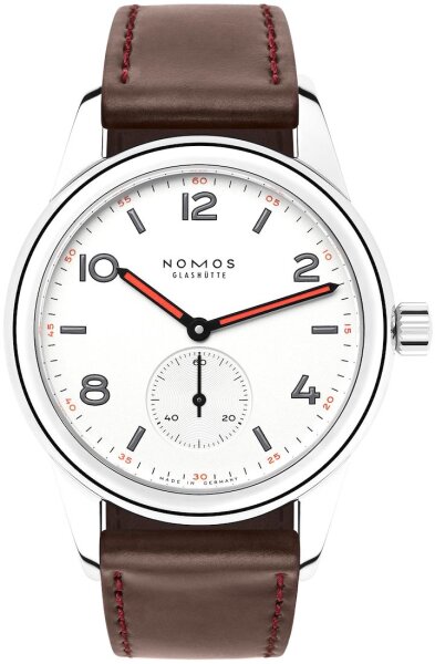 NOMOS Club 36 Handaufzug Edelstahlboden 701.1
