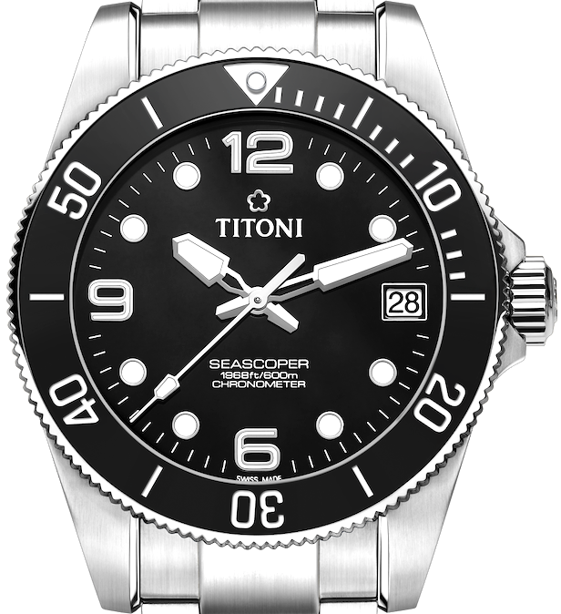 Titoni Seascoper Chronometer 42mm 83601 S-BK-256