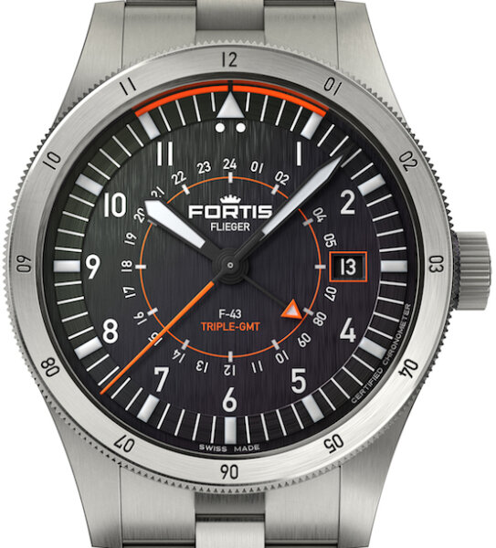 Fortis Flieger F-43 Triple-GMT F4260000 CPO