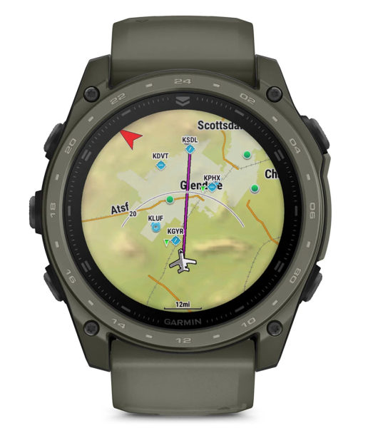 Garmin tactix® 8 51mm AMOLED Cerakote Schwarz/...