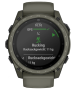 Garmin tactix® 8 51mm AMOLED Cerakote Schwarz/ Olivegrün Titan 010-04553-11