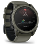 Garmin tactix® 8 51mm AMOLED Cerakote Schwarz/ Olivegrün Titan 010-04553-11