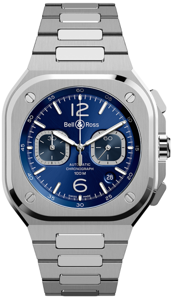Bell & Ross BR 05 Chrono Blue Steel 42mm BR05C-BU-ST/SST