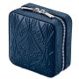 Wolf X LIBERTY All Over Ianthe Small Travel Jewellery Zip Case - Navy 381317