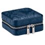 Wolf X LIBERTY All Over Ianthe Small Travel Jewellery Zip Case - Navy 381317
