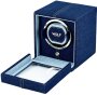 Wolf Cub Single Watch Cub Watch Winder with Cover - Denim 461132