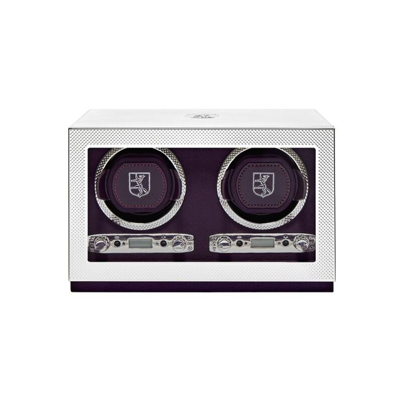 Wolf Silver Double Watch Winder 190004