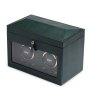 Wolf British Racing Double Watch Winder with Storage 792241