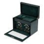 Wolf British Racing Double Watch Winder with Storage 792241