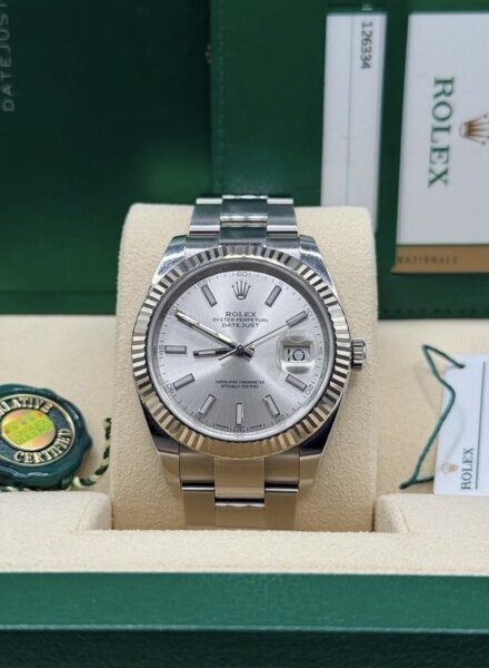Rolex Datejust 41 silber 126334 LC100