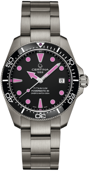 Certina DS Action Diver Titan 38mm Powermatic 80...