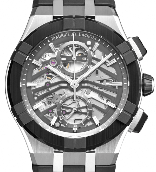 Maurice Lacroix Aikon Skeleton Automatk Chronograph AC8018-SSL20-030-2