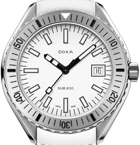 Doxa Sub 200 Whitepearl Automatik 42mm 796.10.011.23