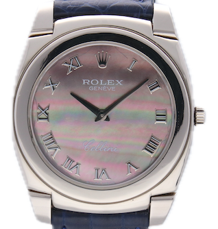 Rolex Cellini 36mm Weigßgold Perlmutt 5330/9
