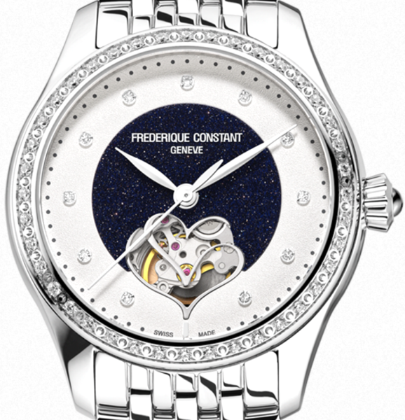 Frederique Constant Ladies Automatik Double Heart Beat...