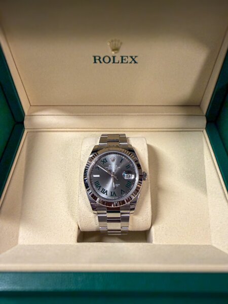 Rolex Datejust 41 "Wimbledon" 126334 Oyster LC100