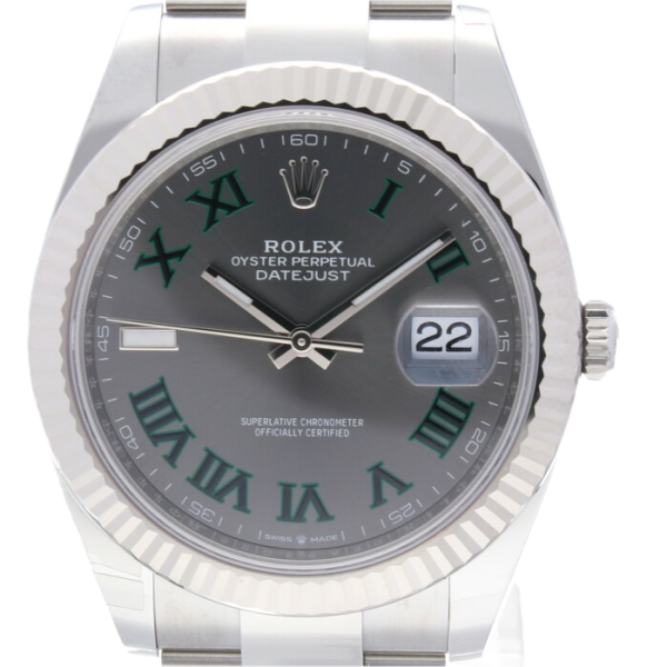 Rolex Datejust 41 "Wimbledon" 126334 Oyster LC100