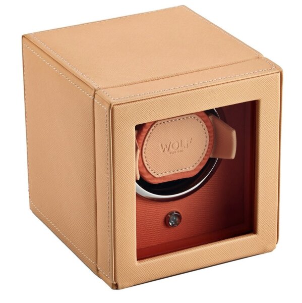 Wolf Cub Single Watch Winder with Cover 461162