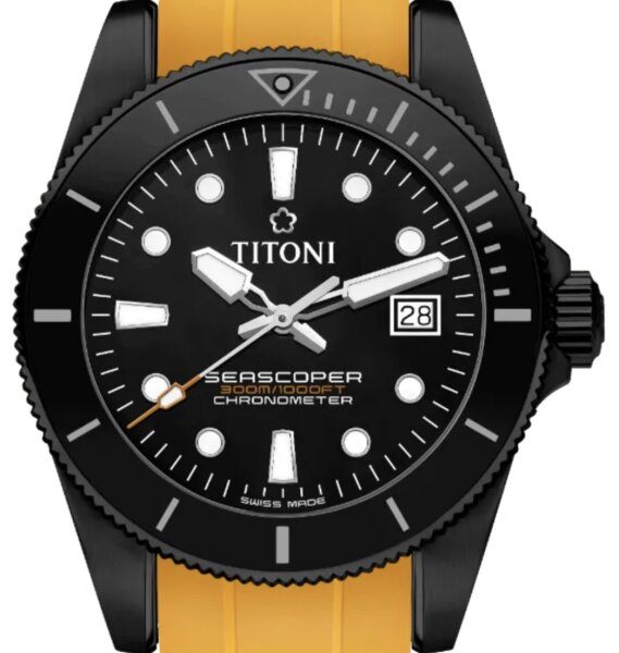 Titoni Seascoper Chronometer 42mm 83300 B-BKRY-702